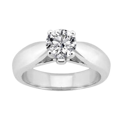 2.50 Karat Natürliche Diamant Solitär Ring Schmuck Neu