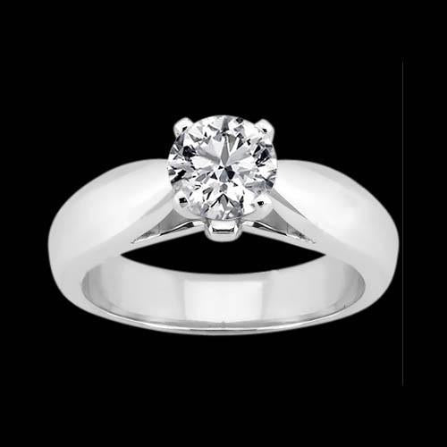 2.50 Karat Natürliche Diamant Solitär Ring Schmuck Neu