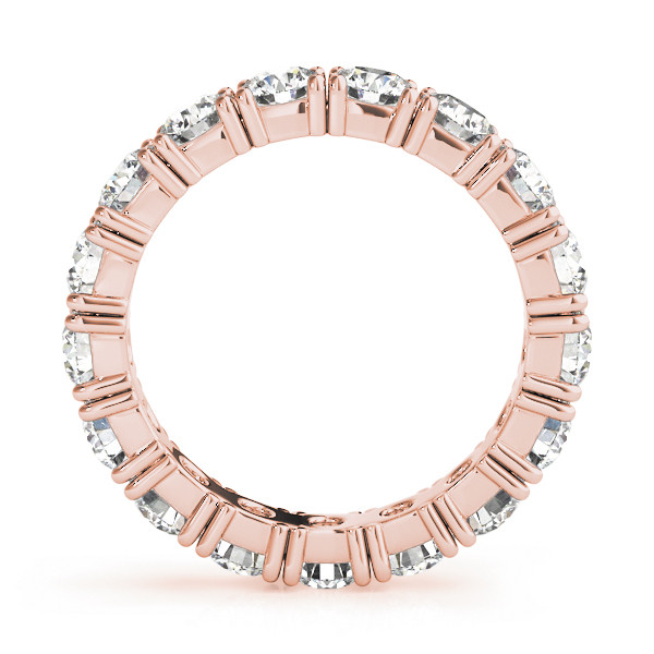 Brillanter Brillant Eternity Band 2,55 Karat – Frontansicht