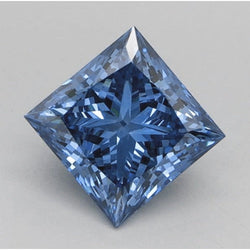 Echter 2,50 Karat loser, natürlicher blauer Diamant im Prinzessschliff, Farbe F, Reinheit VS1