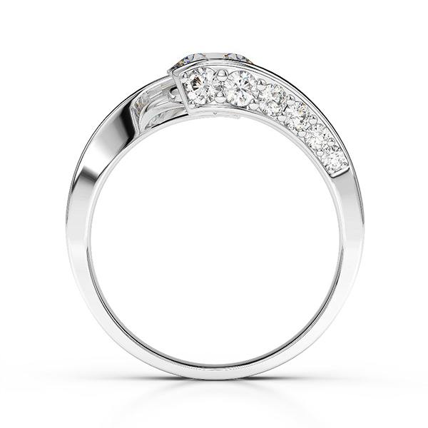 2.75 Karat Funkelnder Runder Natürliche Diamant-Hochzeits-Solitär-Ring Weiß 14K