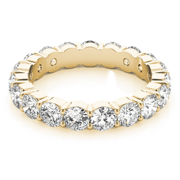 Diamant Eternity Band – Seitenansicht