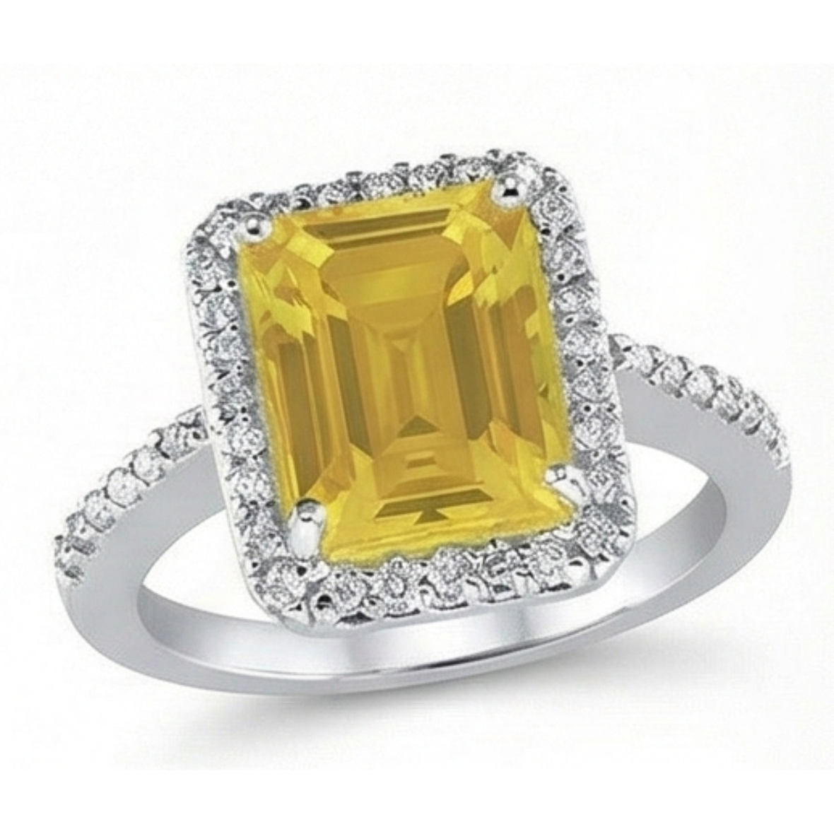 echter round diamant 22Karat ring Draufsicht
