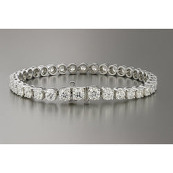 24 Karat Echt Diamant-Tennisarmband