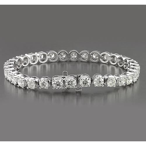 24 Karat Echt Diamant-Tennisarmband