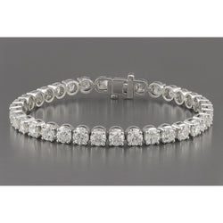 Diamant Tennisarmband 25,2 Karat Natuerlich GIA Zertifiziert