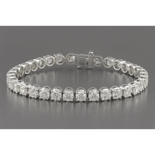 Diamant Tennisarmband 25,2 Karat Natuerlich GIA Zertifiziert