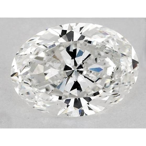 2,5 Karat, ovaler Diamant, lose, F, VVS1, sehr guter Schliff