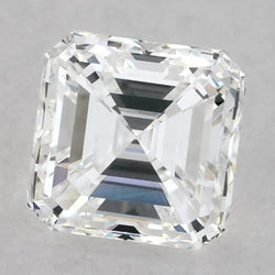 2,75 Karat Asscher-Diamant, natürlich, aus der Erde gewonnen, lose, F, VVS1, sehr guter Schliff