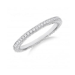 Handgemachter Eternity Band mit VVS Edler Diamant – 2,90 Karat