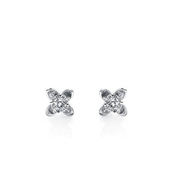 2 Carats Women Studs Earring Runden Cut Echt Diamants