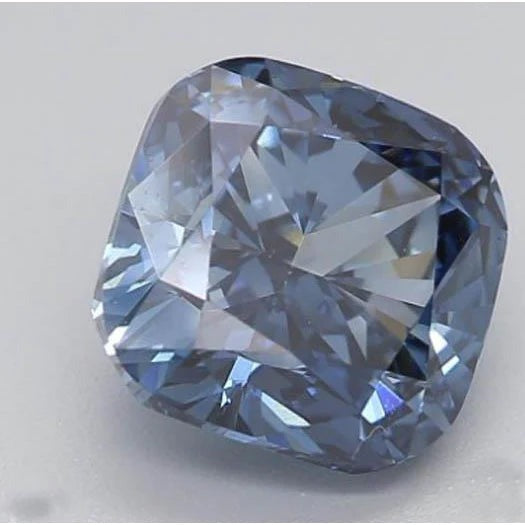 Loose Sapphires Natural Gold mit Kornblumenblauer Saphir – Frontansicht