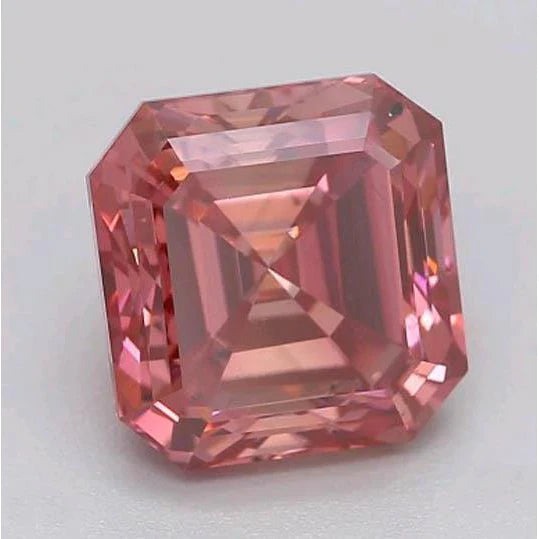 Saphir Asscher Loose Sapphires Natural in Gold – Frontansicht