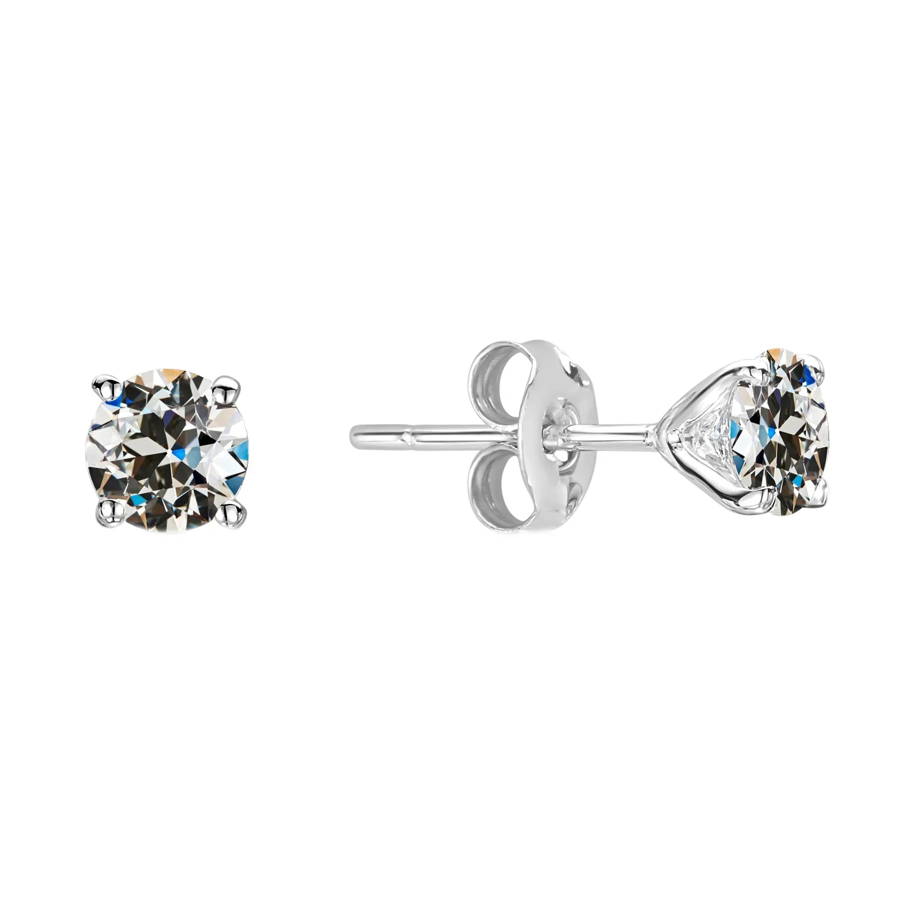 Brillanter Diamant Ohrhänger 2 Karat – Hauptansicht