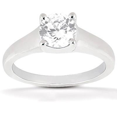 2 Karat Natürliche Diamant-Verlobungs-Solitärring Goldschmuck Neu