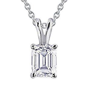 echter diamant 2Karat anhänger Vorderansicht