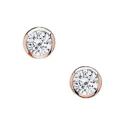 2 Karat Yard Echt Diamanten Ohrringe Roségold Diamant Von Yards Ohrstecker