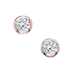 2 Karat Yard Echt Diamanten Ohrringe Roségold Diamant Von Yards Ohrstecker