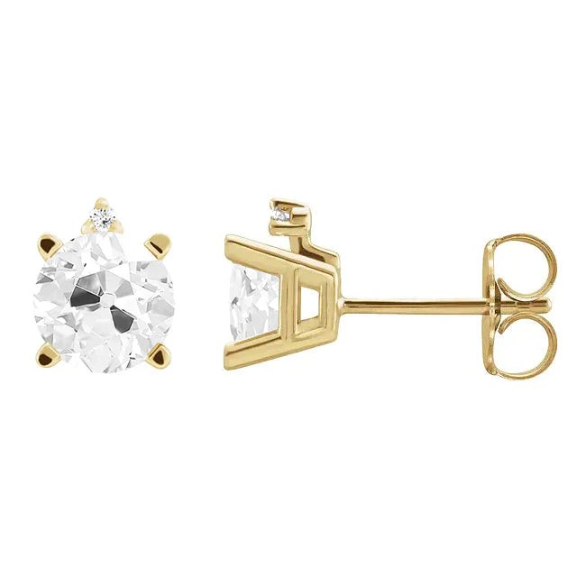Echter Diamant Ohrringe – Hauptansicht
