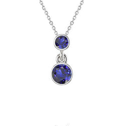 Edler Edelstein-Anhänger – Royalblauer Saphir 1 Karat