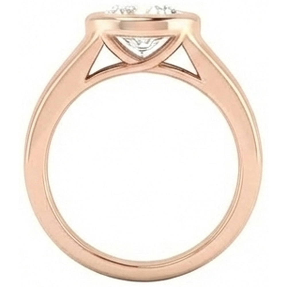 2,01 Ct. Echt Diamant-Solitär-Roségold-Ring Schmuck Neu