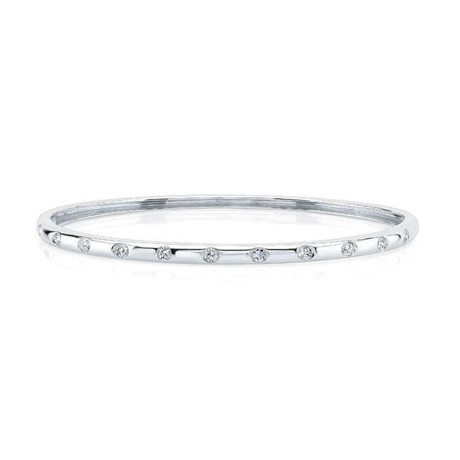 2,20 Ct Brillantschliff Echt Diamant Damenarmband 14K Weißgold