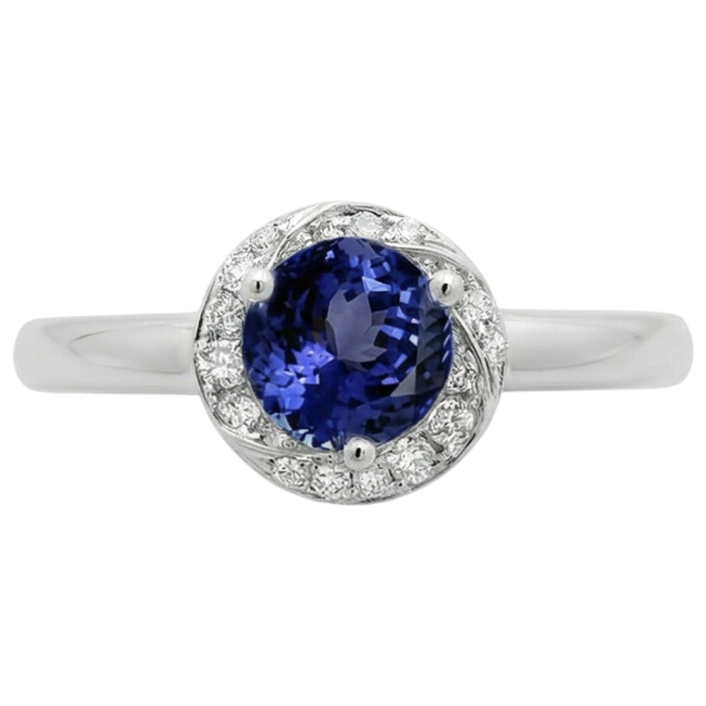 echter round diamant 2.25Karat ring Seitenansicht