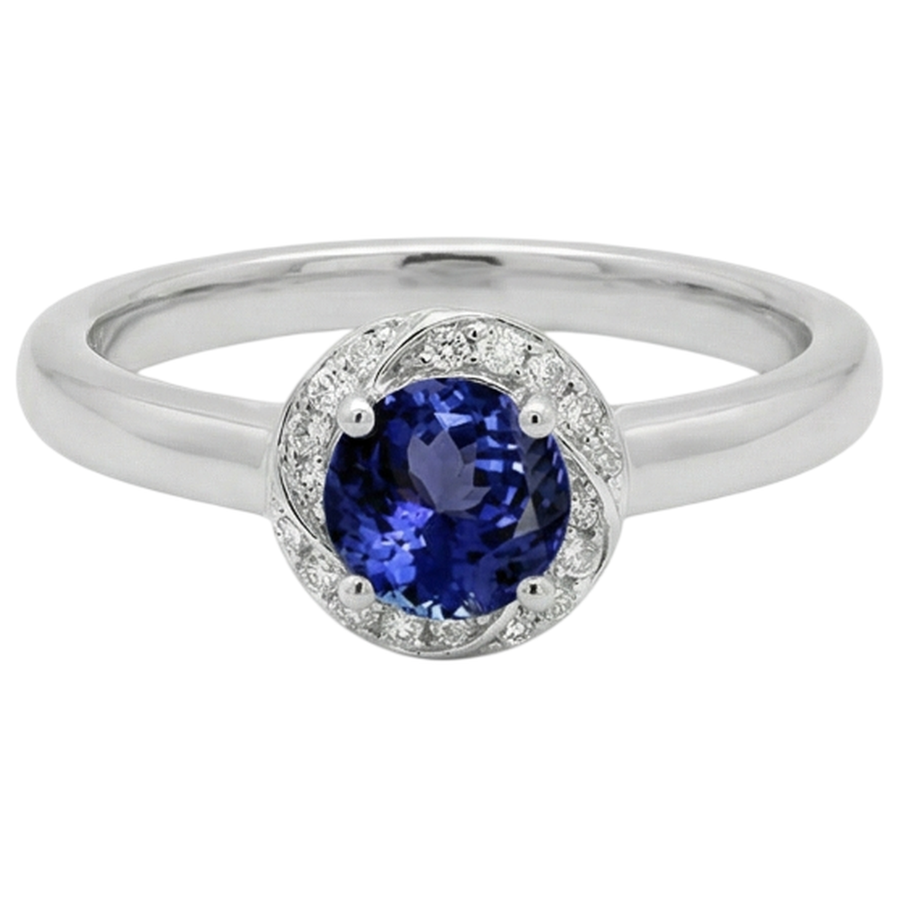 echter round diamant 2.25Karat ring Detailansicht