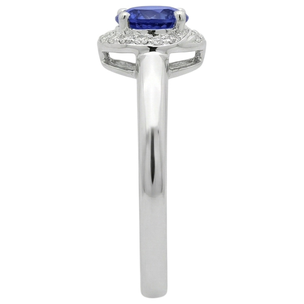 echter round diamant 2.25Karat ring Profilansicht