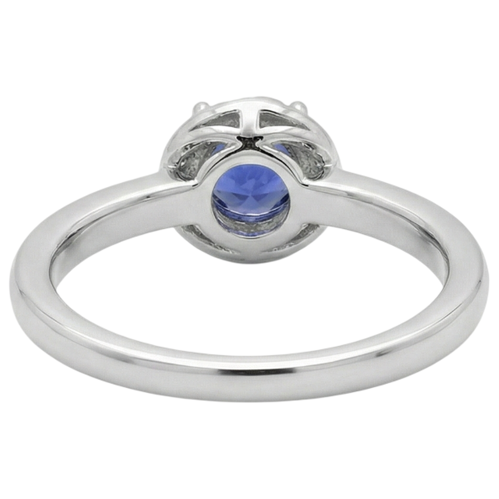 echter round diamant 2.25Karat ring auf Weiß