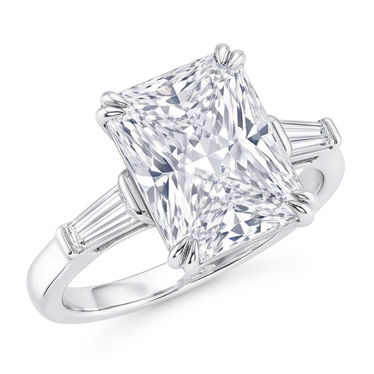 2,35 Ct. Echt Diamanten Drei-Steine-Royal-Verlobungsring Gold