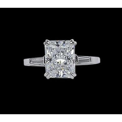 2,35 Ct. Echt Diamanten Drei-Steine-Royal-Verlobungsring Gold