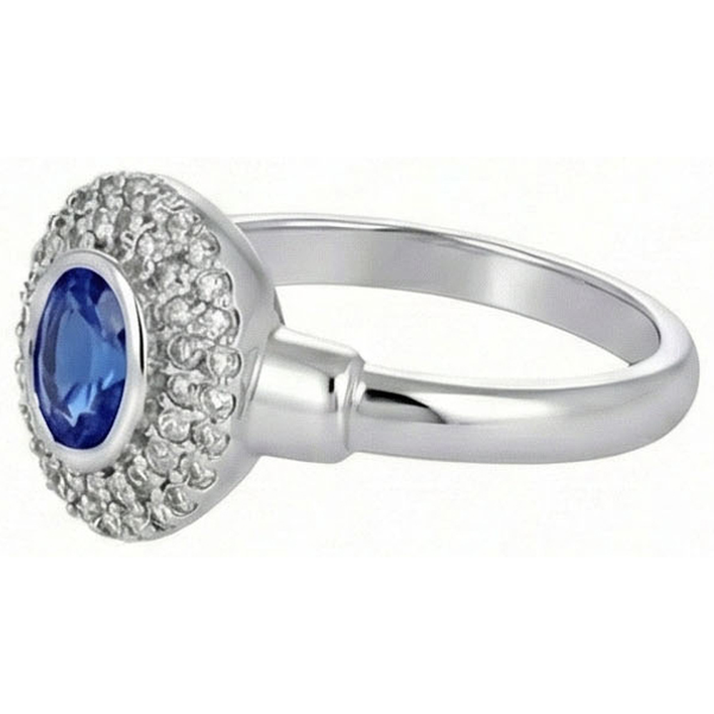 echter oval saphir 2.40Karat ring Detailansicht