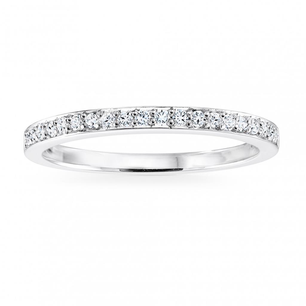 2,40 Ct Halbe Ewigkeit Echt Diamant Damenarmband 14K Weißgold