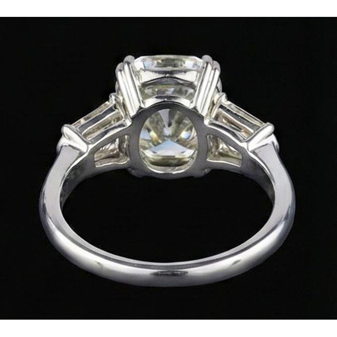 2,41 Karat Echt Diamant 3-Stein Ring Weißgold Schmuck