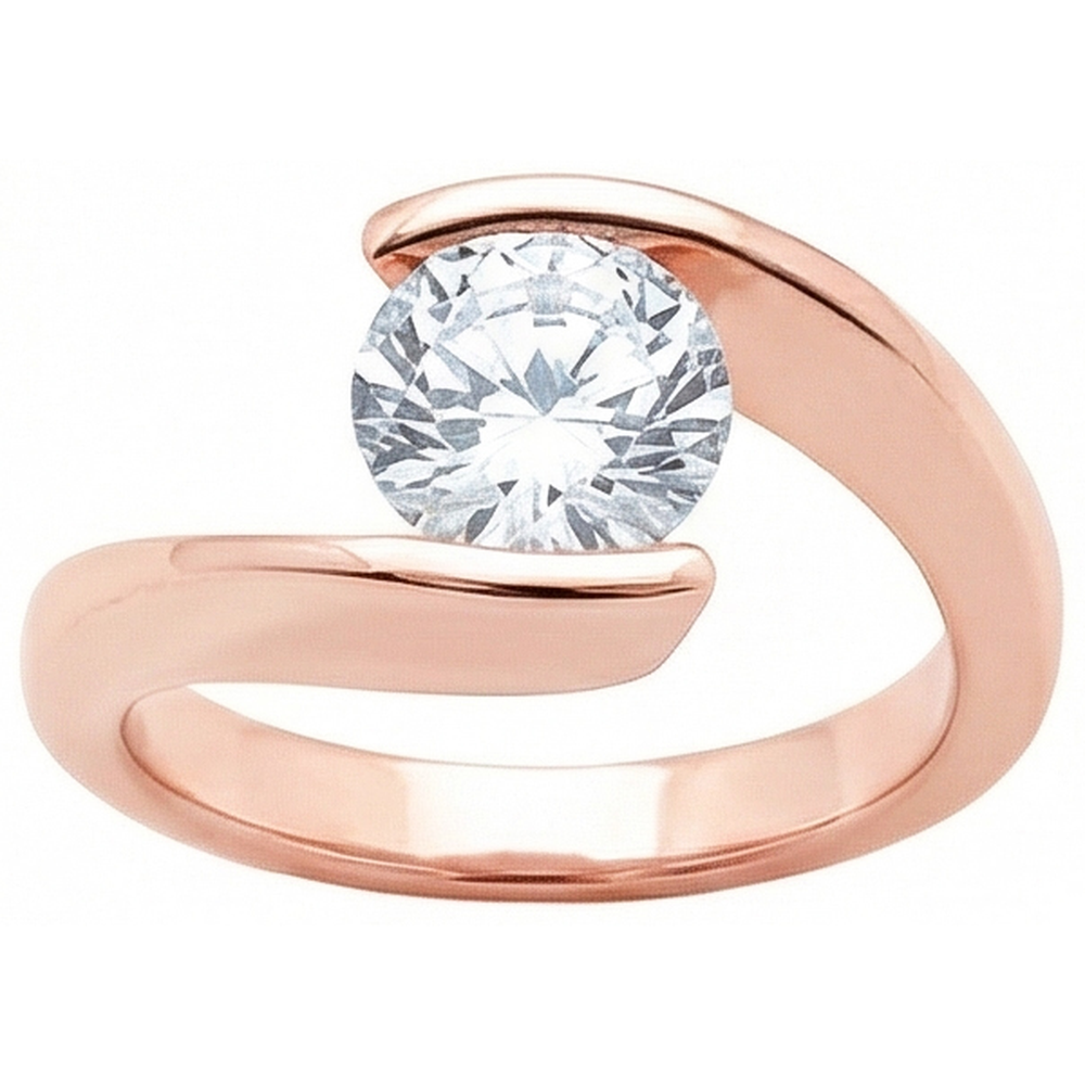 echter round diamant 2.50Karat ring Detailansicht