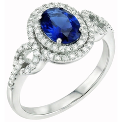 Echter Saphir Ring 2.75 Karat