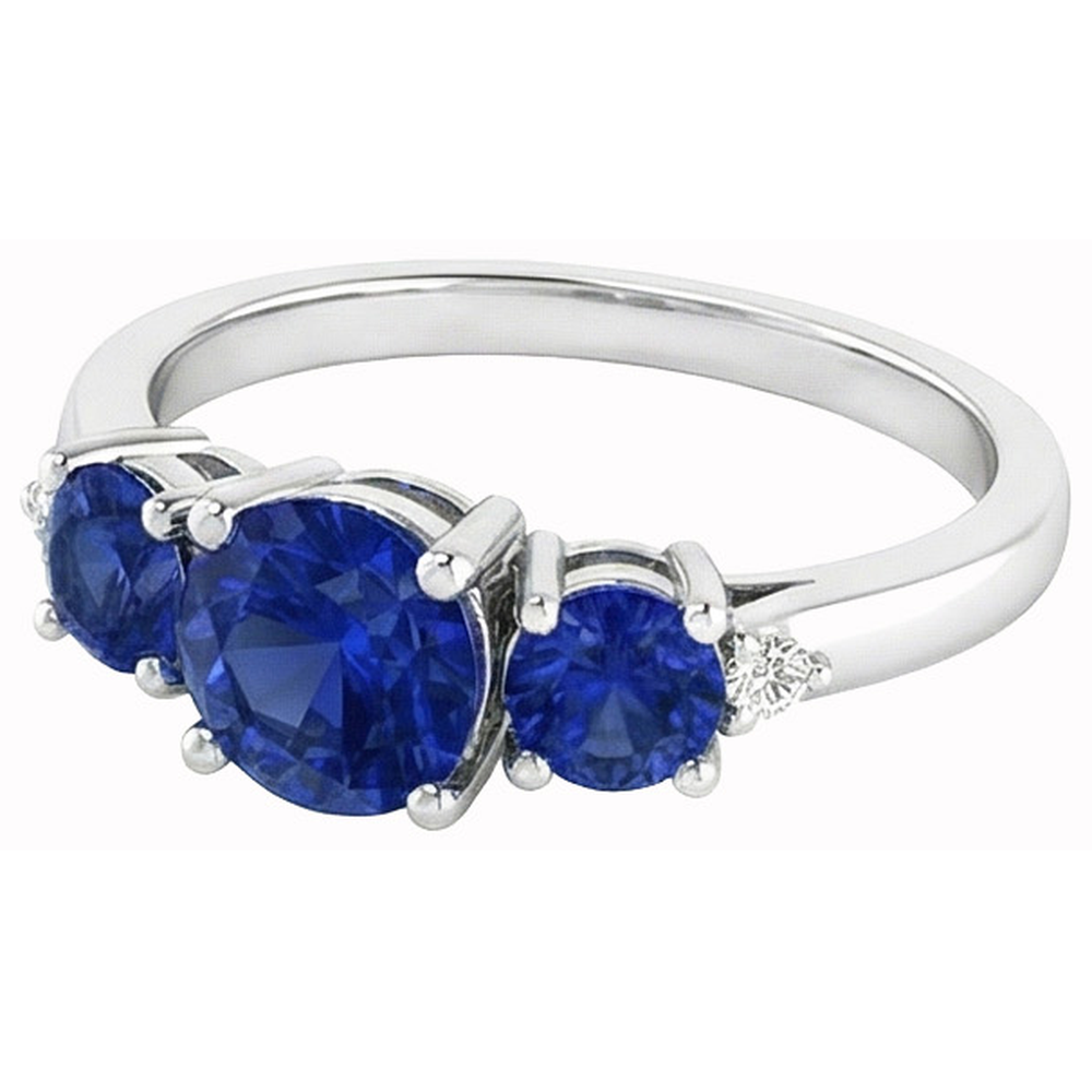 echter round diamant 2.75Karat ring Detailansicht