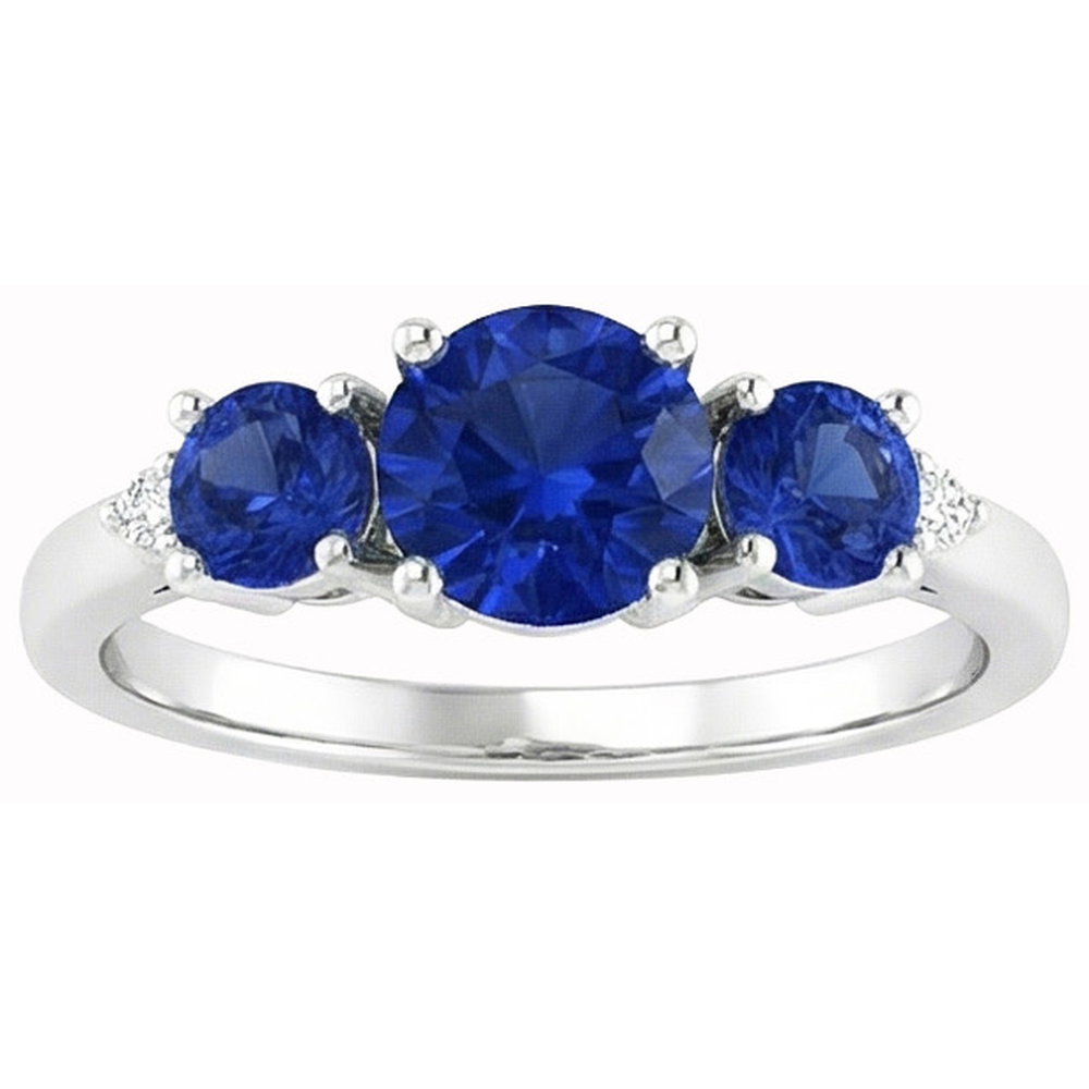 echter round diamant 2.75Karat ring Seitenansicht