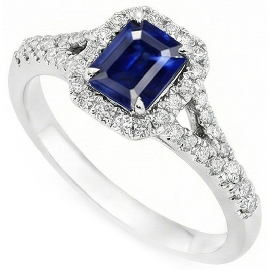 echter round diamant 2.85Karat ring Vorderansicht