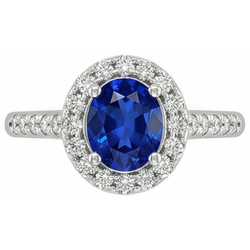 Echter Saphir Ring 2.90 Karat