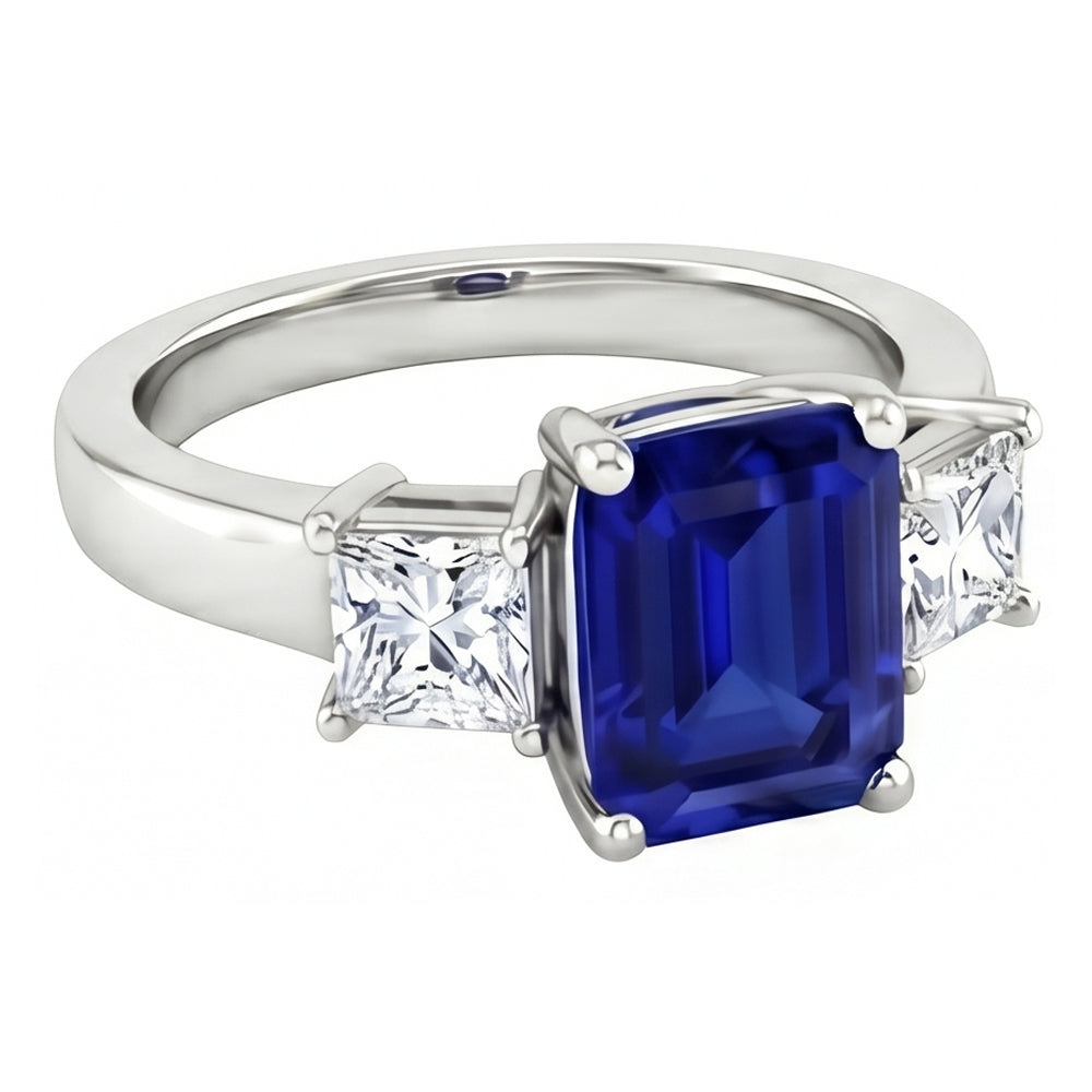 echter round diamant 3.05Karat ring Detailansicht