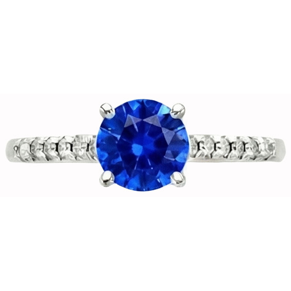 echter round diamant 3.20Karat ring Detailansicht