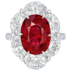 Echter Rubin Ring 3.60 Karat