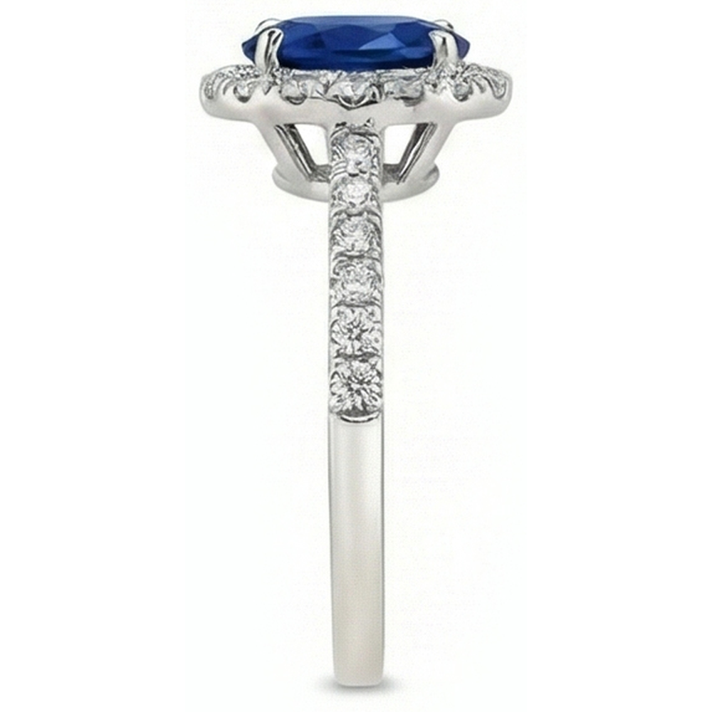 3 Karat Blauer Saphirring