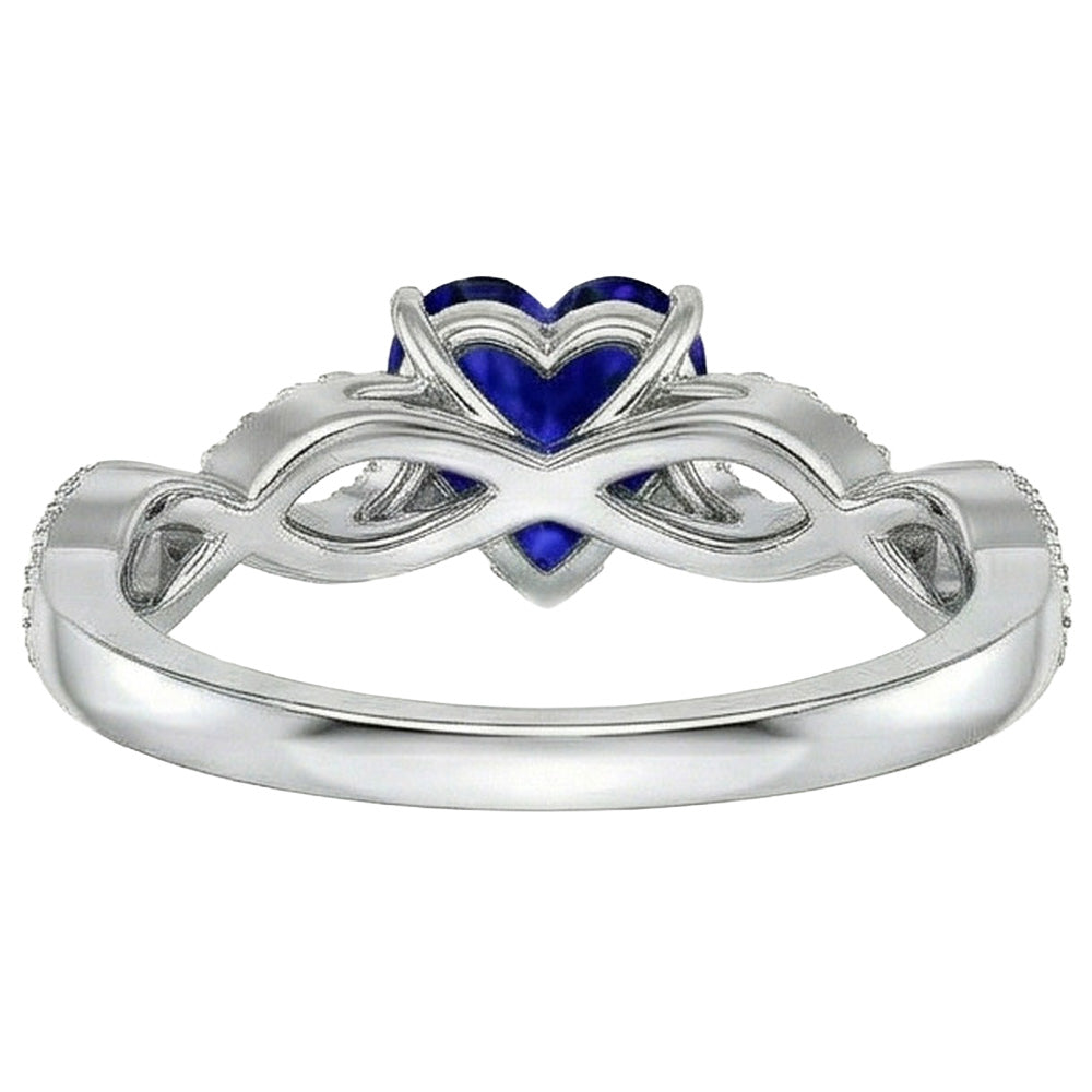 echter round diamant 3Karat ring Profilansicht