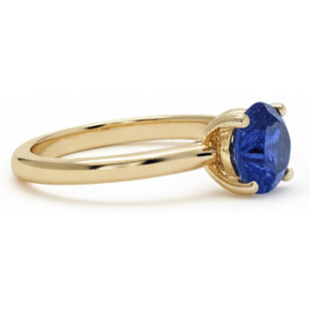 echter round diamant 3Karat ring Detailansicht