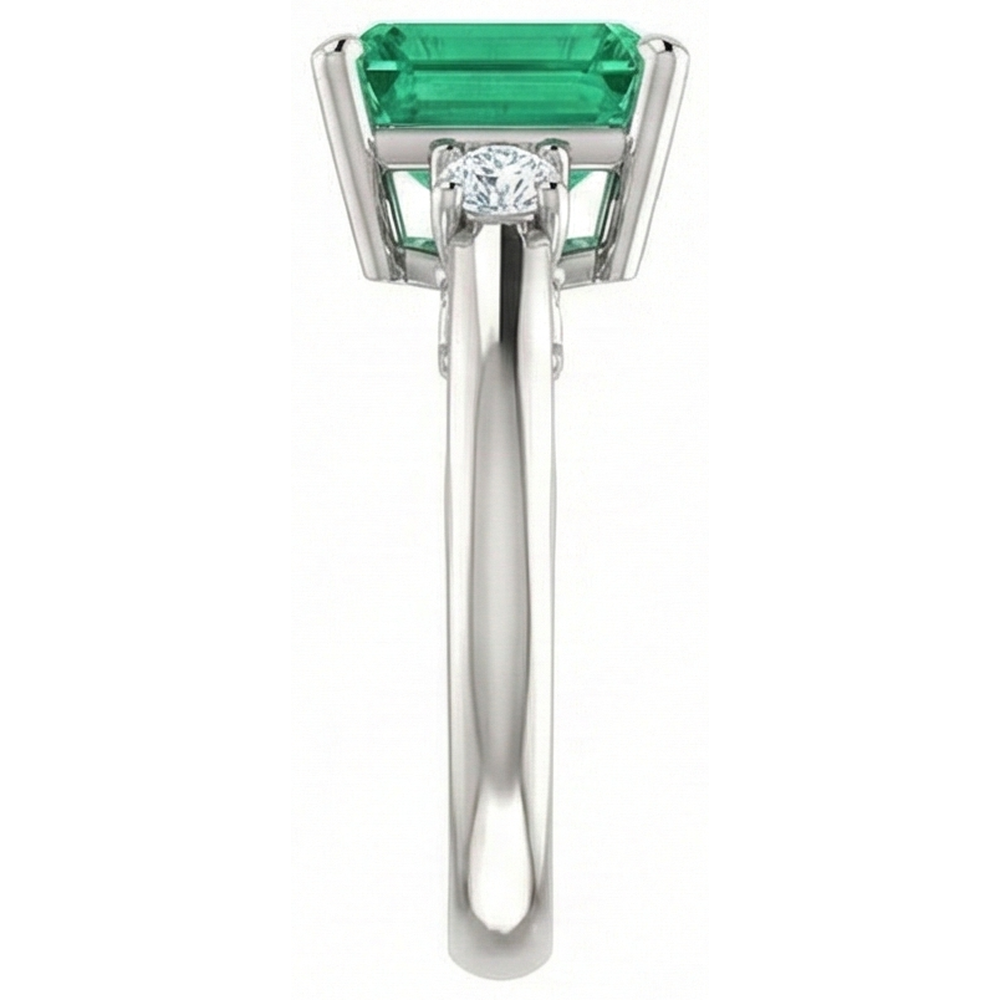 echter round diamant 15.50Karat ring Detailansicht