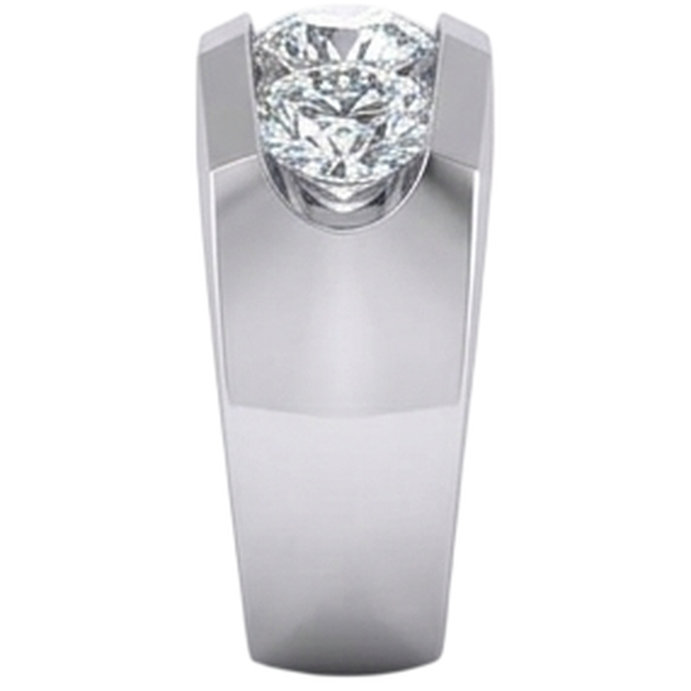 3 Stein Echte Diamant Herren Ring Gold 2,50 Karat