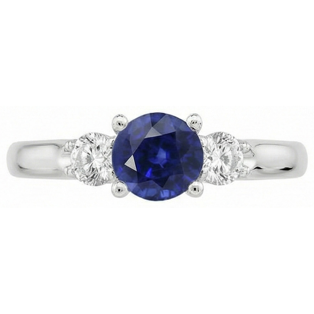echter round diamant 1.75Karat ring Seitenansicht